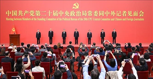 Đồng chí Tập Cận Bình tiếp tục được bầu làm Tổng Bí thư Ban Chấp hành Trung ương Đảng Cộng sản Trung Quốc khóa XX

